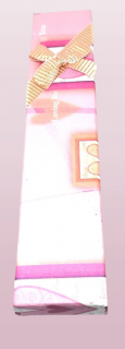 Dárková krabička světle růžová (21 x 4 x 2 cm)