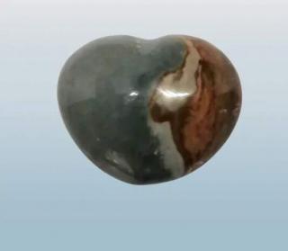 Jaspis polychrom srdce 3,5 cm