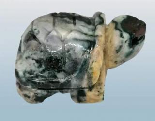 Jaspisová želva, pěkná 65 g