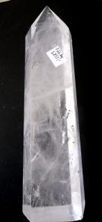 Křišťálový krystal masivní v AA kvalitě 19 cm (velmi pěkná špice 0,66 kg)