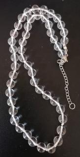 Křišťálový náhrdelník s chirurgickou ocelí
