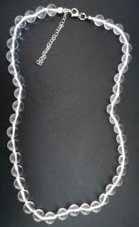 Křišťálový náhrdelník v AAA kvalitě s chir.ocelí