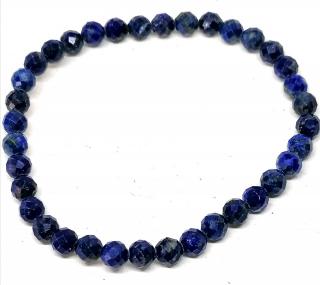 Lapis lazuli, luxusní náramek,AKCE (fasetovaný - 5mm)