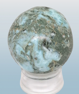 Larimar koule průměr 4,3 cm, 124 g