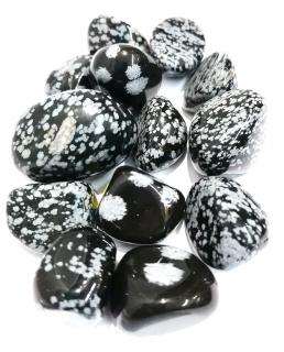 Obsidian vločkový, tromlovaný (2-3 cm )
