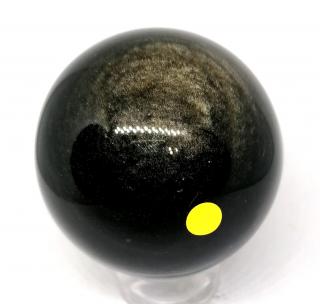 Obsidián zlatý koule v AA kvalitě 5,3 g