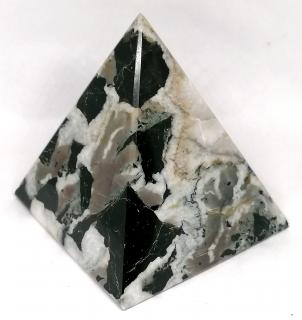 Onyx černý, pyramida/7,5cm/