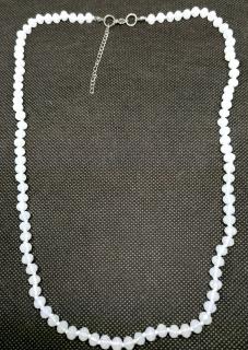 Opalitový náhrdelník s chir. ocelí (delší obvod - 52 cm)