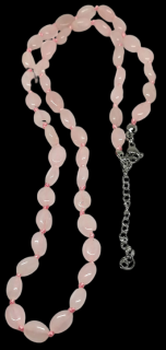 Růženínový náhrdelník s chirurgickou ocelí