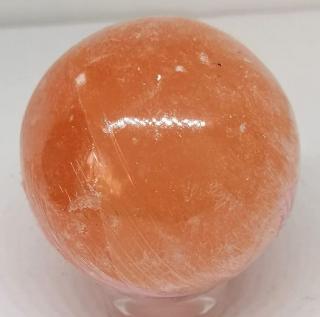 Selenitová koule oranžová, cca 5 cm