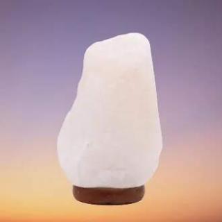 Solná lampa z Himalájí, barva bílá - novinka, 1,5-2 kg