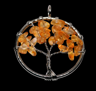 Strom života, magický amulet s citrínem