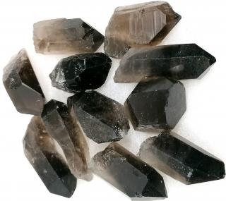 Záhněda krystaly větší,20-30g (natur)