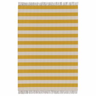 Woodnotes | Koberec Big Stripe in/out - Béžovo-žlutá / 80x140 cm