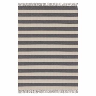 Woodnotes | Koberec Big Stripe in/out - Šedo-béžová / 80x140 cm