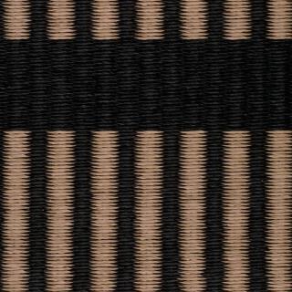 Woodnotes | Koberec Cut Stripe - Černo-hnědá / 140x200 cm