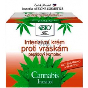 Krém proti vráskám 51ml Bione Cannabis