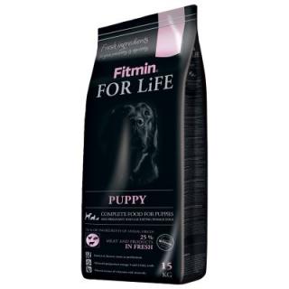 Krmivo Fitmin for life puppy růžový