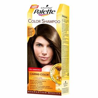 Palette Color Shampoo tónovací barva na vlasy 221 - středně hnědý