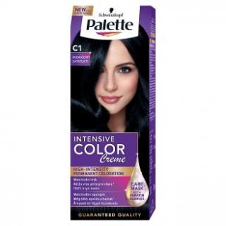 Palette Intensive Color Creme barva na vlasy Modročerný C1 1-1