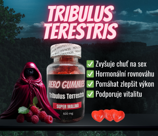 Tribulus terestris gumové bonbóny