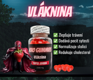 Vláknina gumové bonbóny