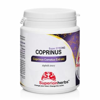 SUPERIONHERBS Coprinus Comatus - extrakt z hnojníku obecného, 90 kapslí