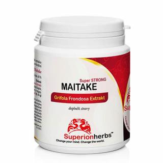 SUPERIONHERBS Maitake – Trsnatec lupenitý, 90 kapslí