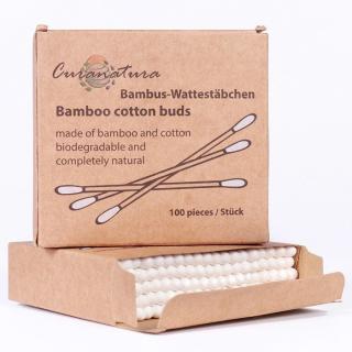 CURANATURA bambusové tyčinky na čištění uší (100 ks)