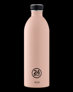 Láhev na pití 24Bottles EARTH 1,0l DUSTY PINK