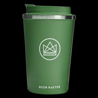 Termohrnek NEON KACTUS 380 ml Happy Camper (zelená)