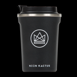 Termohrnek NEON KACTUS 380 ml Rock Star (Black)