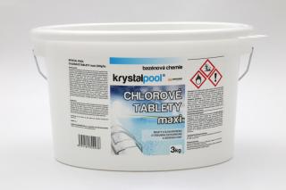 Chlorové tablety maxi 3 kg (200g) (stabilní zachlorování vody)