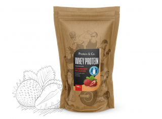 WHEY PROTEIN CFM 500g strawberry cream - BEZLAKTÓZOVÝ