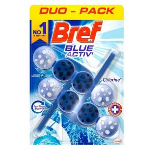 Bref WC Blue Activ+ 2x50g Chlorine