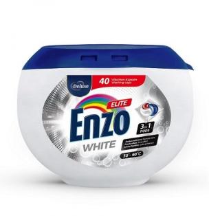 Deluxe Enzo 3in1 Caps kapsle na praní 40ks White