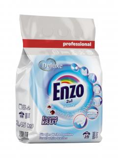 Deluxe Enzo prací prášek Professional 2,45kg 2in1 White - 35WL