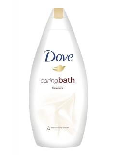 Dove Caring Bath Fine Silk 750ml - jemná krémová pěna do koupele