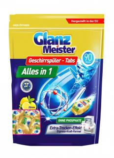 Glanz Meister Geschirrspüler Alles in 1 tablety do myčky - 90ks