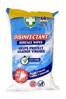 Green Shield Disinfectant 60ks -  vlhčené ubrousky