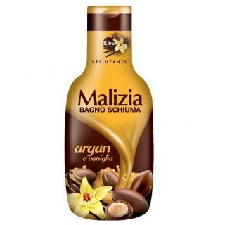 Malizia koupelová a sprchová pěna do koupele Argan and Vanilla 1000 ml