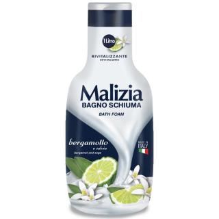 Malizia koupelová a sprchová pěna do koupele Bergamot and Sage 1000 ml