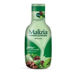 Malizia koupelová a sprchová pěna do koupele Pine and Green Tea 1000 ml