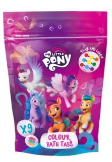 MY LITTLE PONY Colouring Bath Tabs, doypack 9 x 16 g - barvící tablety do koupele