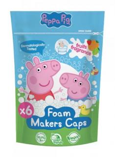 PEPPA PIG Foam Makers Caps  – doypack 6 x 16 g - pěnotvorné kapsle