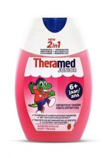 Theramed zubní pasta gel 2v1Junior 6+Jahoda 75ml