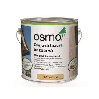 OSMO Olejová lazura bezbarvá 000 Velikost balení: 2,50 l