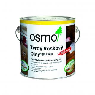 OSMO Tvrdý voskový olej barevný Odstín: 3040 transparentně bílý, Velikost balení: 0,75 l