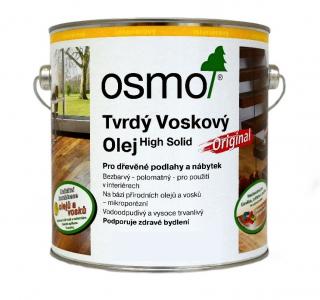 OSMO Tvrdý voskový olej ORIGINAL Odstín: 3011 bezbarvý lesklý, Velikost balení: 0,375 l