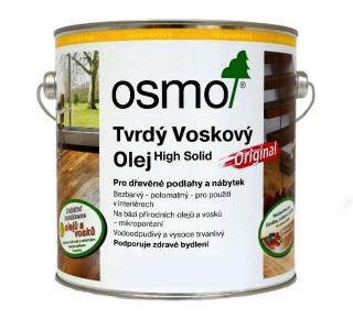 OSMO Tvrdý voskový olej ORIGINAL Odstín: 3032 bezbarvý hedvábný polomat, Velikost balení: 0,375 l